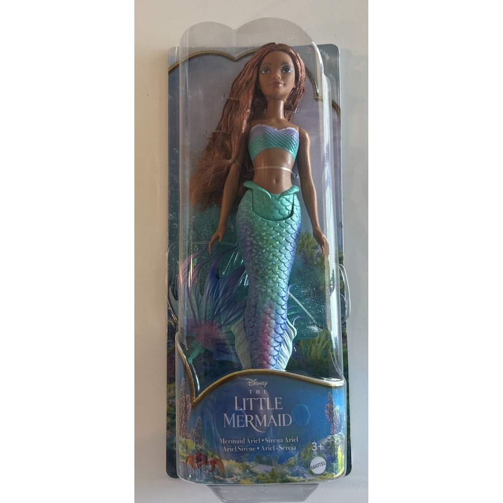 2022 Disney The Little Mermaid Ariel Mermaid Fashion Doll Live Action Movie - Picture 1 of 9